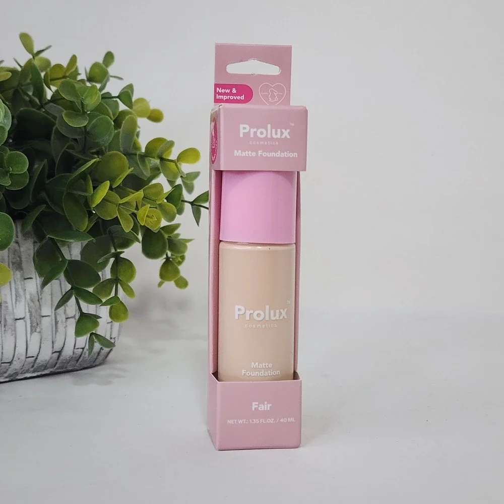 Prolux Cosmetics Matte Foundation Fair Shade - 1.35 fl oz / 40 mL - New